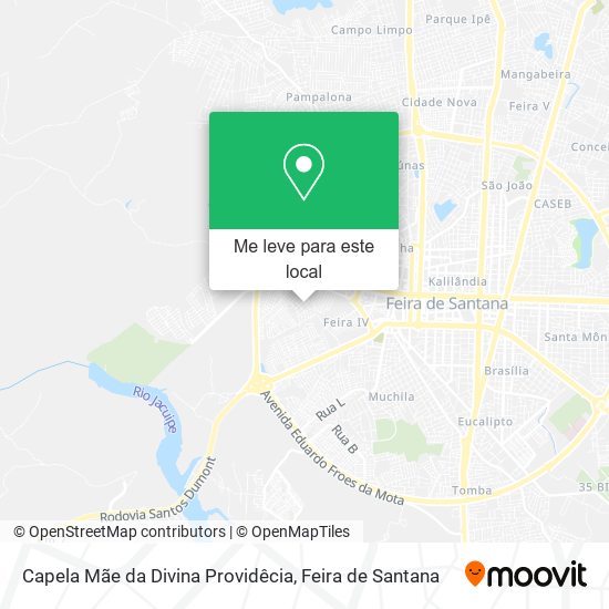 Capela Mãe da Divina Providêcia mapa