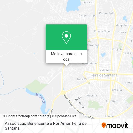 Associacao Beneficente e Por Amor mapa