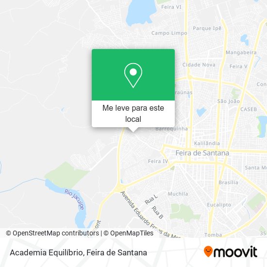 Academia Equilíbrio mapa