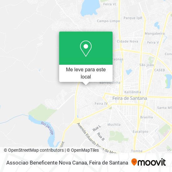 Associao Beneficente Nova Canaa mapa
