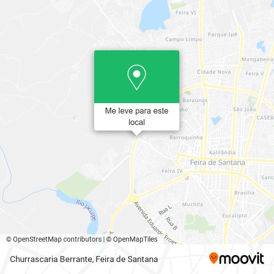 Churrascaria Berrante mapa