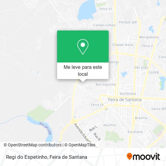 Regi do Espetinho mapa