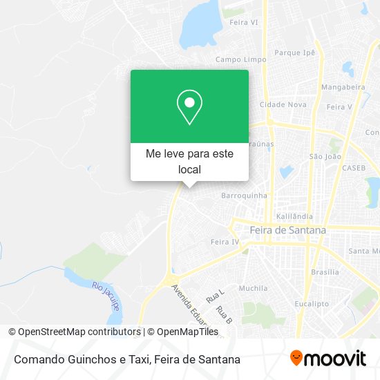 Comando Guinchos e Taxi mapa