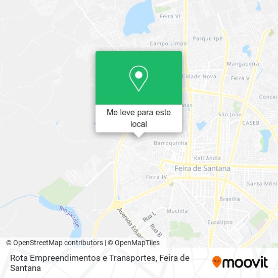 Rota Empreendimentos e Transportes mapa