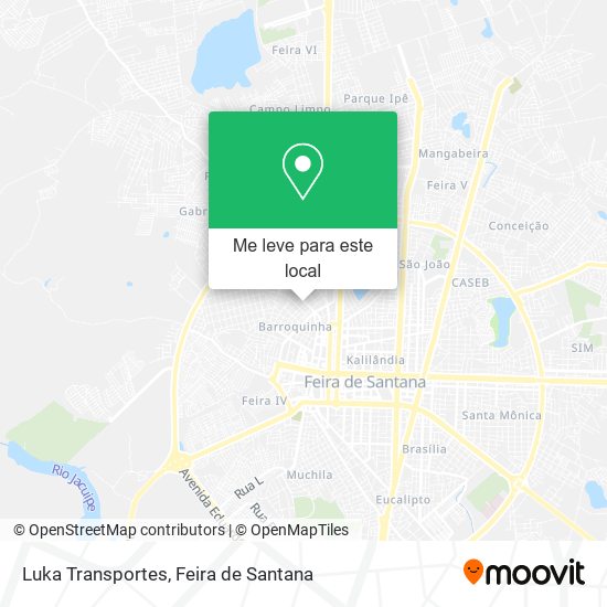 Luka Transportes mapa