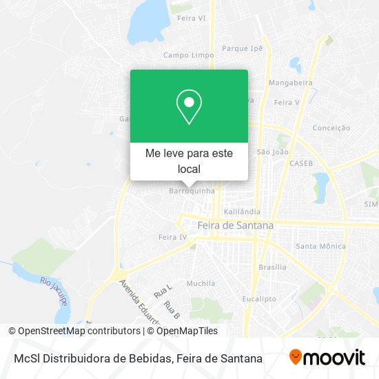 McSl Distribuidora de Bebidas mapa