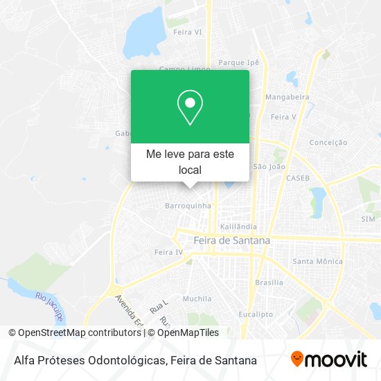 Alfa Próteses Odontológicas mapa