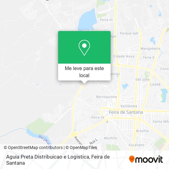 Aguia Preta Distribuicao e Logistica mapa