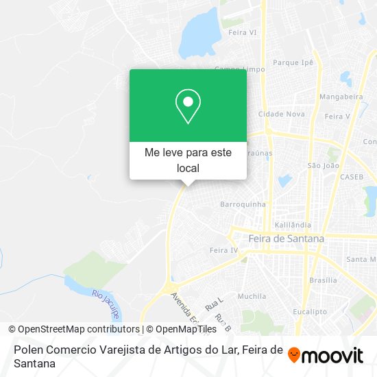 Polen Comercio Varejista de Artigos do Lar mapa