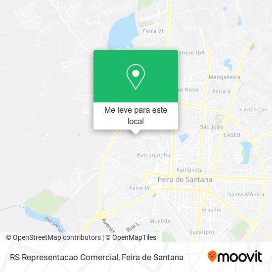 RS Representacao Comercial mapa