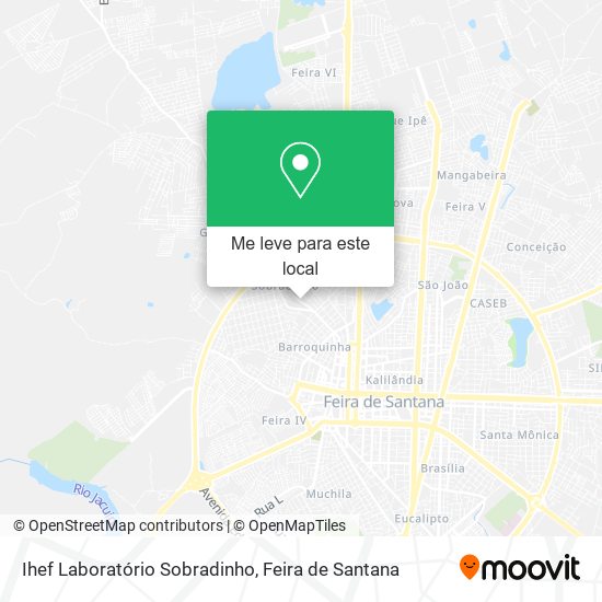 Ihef Laboratório Sobradinho mapa