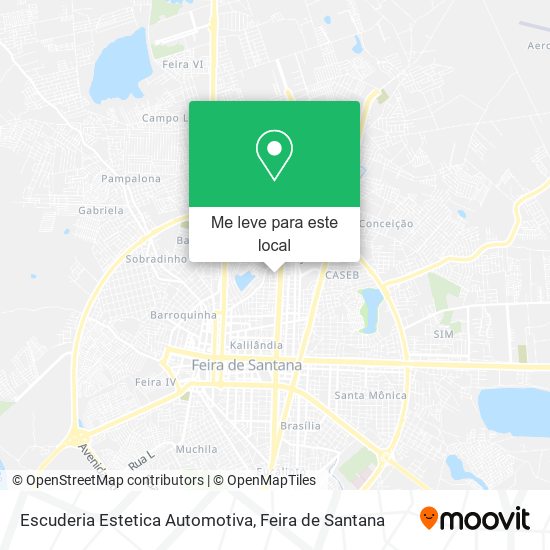 Escuderia Estetica Automotiva mapa