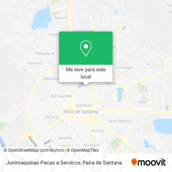 Junimaquinas Pecas e Servicos mapa