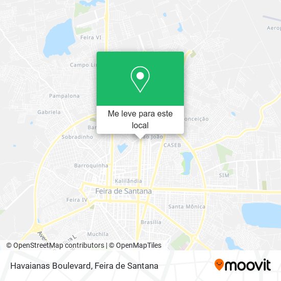 Havaianas Boulevard mapa