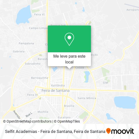 Selfit Academias - Feira de Santana mapa