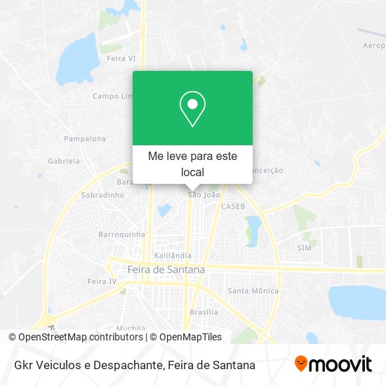 Gkr Veiculos e Despachante mapa
