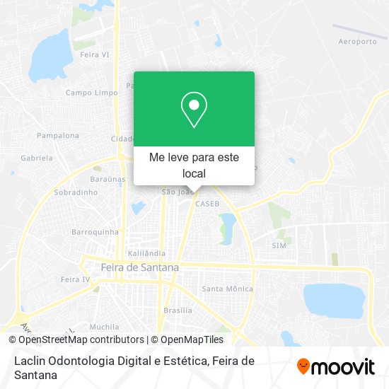 Laclin Odontologia Digital e Estética mapa