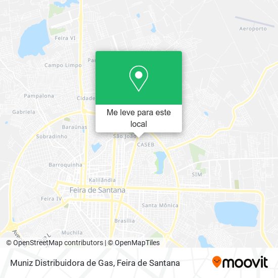 Muniz Distribuidora de Gas mapa