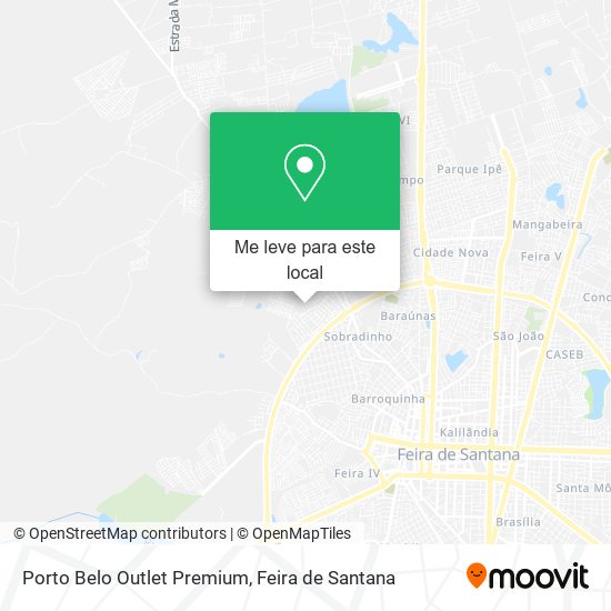 Porto Belo Outlet Premium mapa