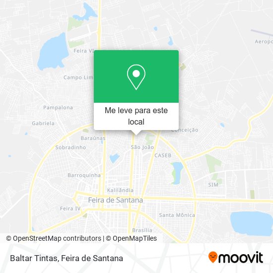 Baltar Tintas mapa