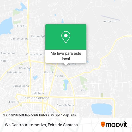 Wn Centro Automotivo mapa