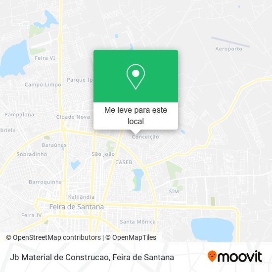 Jb Material de Construcao mapa