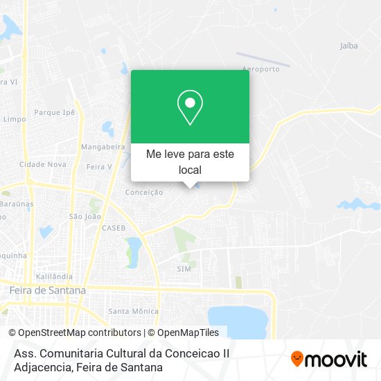 Ass. Comunitaria Cultural da Conceicao II Adjacencia mapa