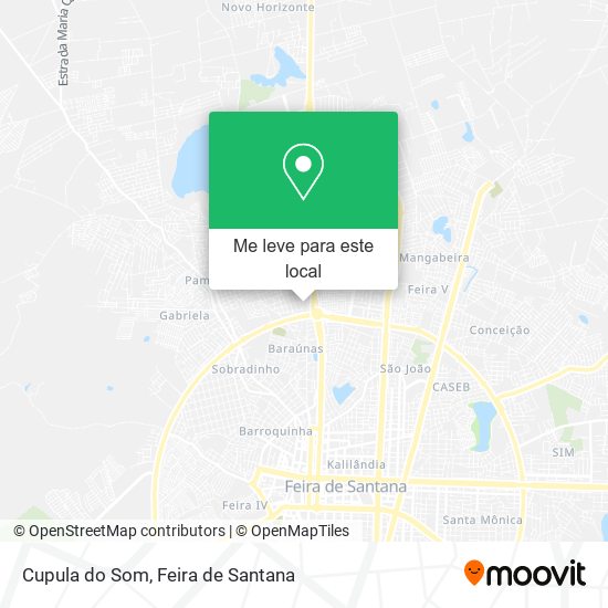 Cupula do Som mapa