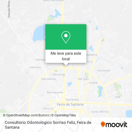 Consultório Odontológico Sorriso Feliz mapa