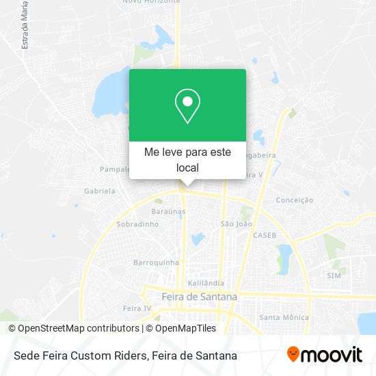 Sede Feira Custom Riders mapa