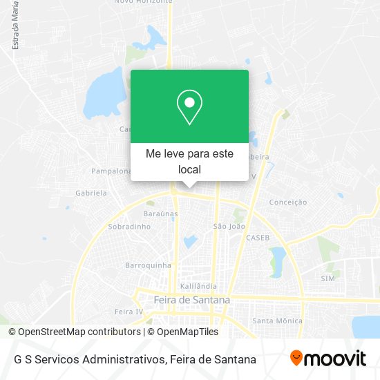 G S Servicos Administrativos mapa
