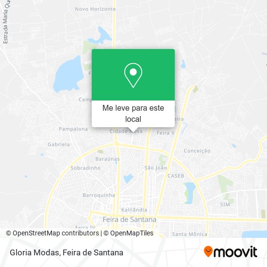 Gloria Modas mapa