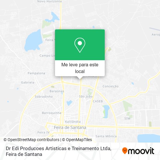 Dr Edi Producoes Artisticas e Treinamento Ltda mapa