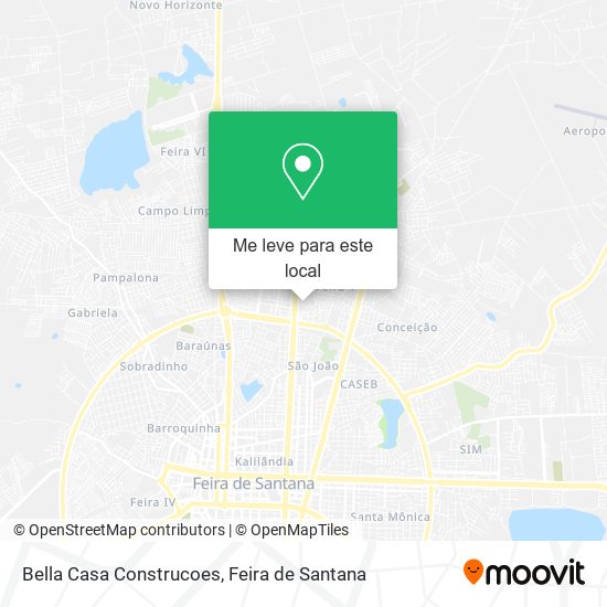 Bella Casa Construcoes mapa