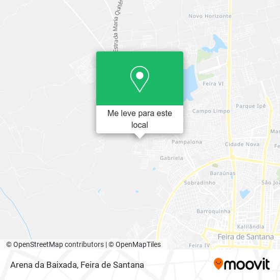 Arena da Baixada mapa