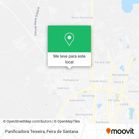 Panificadora Teixeira mapa
