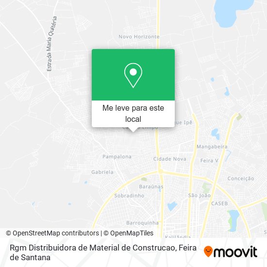 Rgm Distribuidora de Material de Construcao mapa