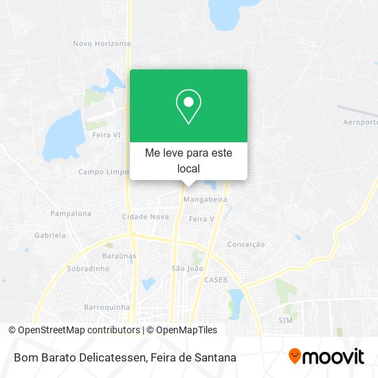 Bom Barato Delicatessen mapa