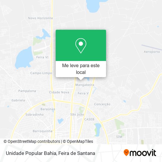 Unidade Popular Bahia mapa