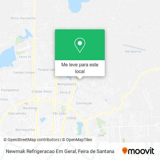 Newmak Refrigeracao Em Geral mapa