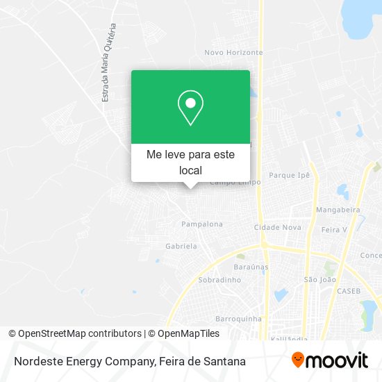 Nordeste Energy Company mapa