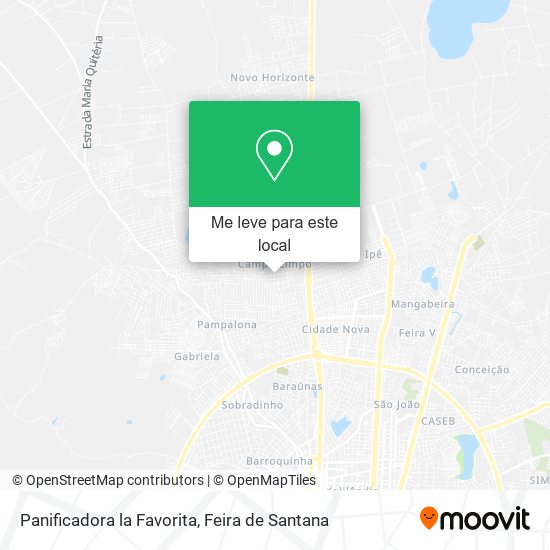 Panificadora la Favorita mapa