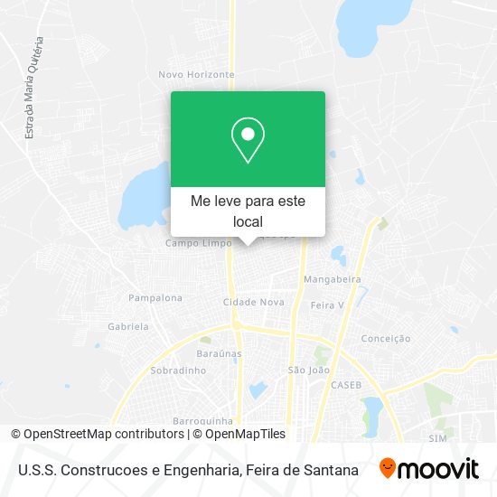 U.S.S. Construcoes e Engenharia mapa
