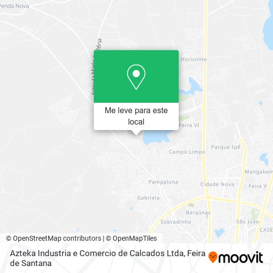 Azteka Industria e Comercio de Calcados Ltda mapa