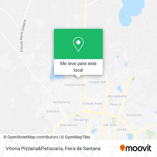 Vitória Pizzaria&Petiscaria mapa