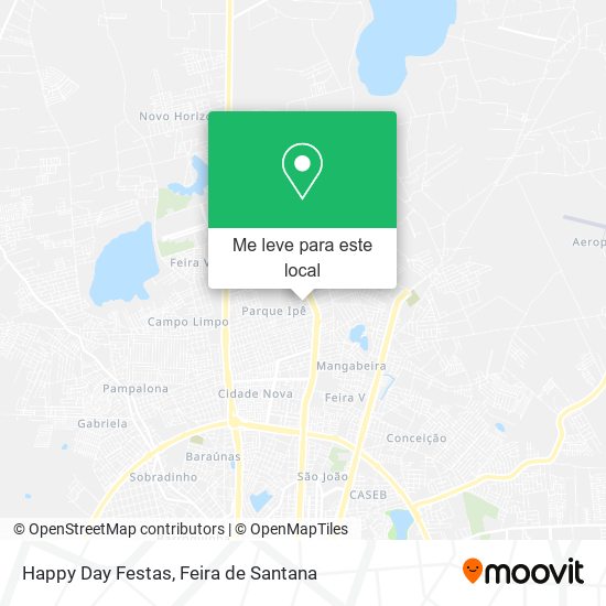 Happy Day Festas mapa