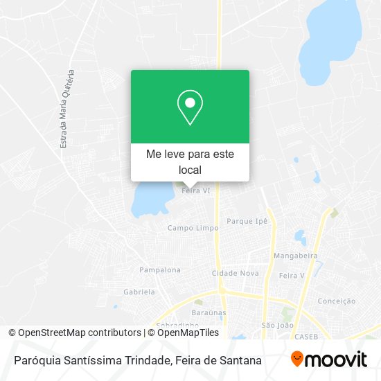 Paróquia Santíssima Trindade mapa