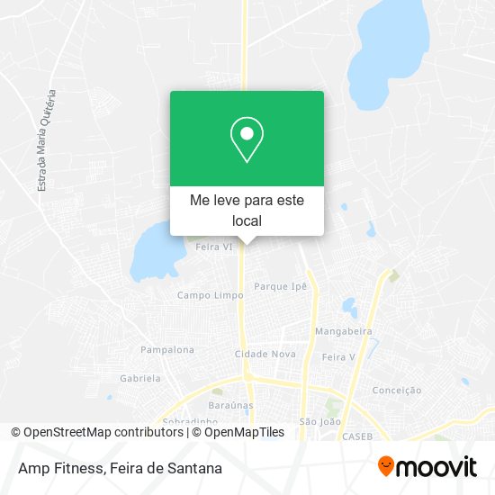 Amp Fitness mapa