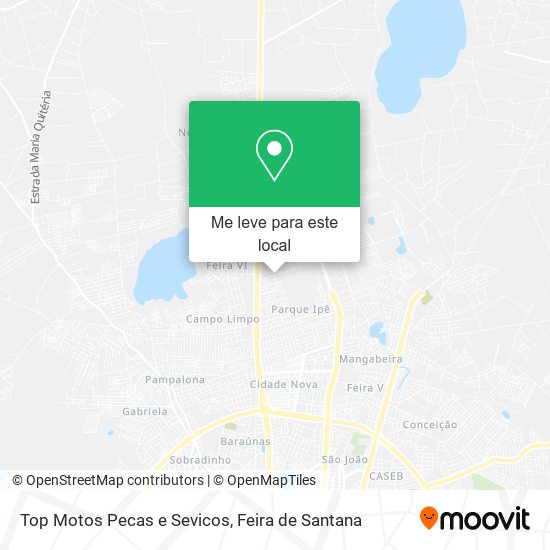 Top Motos Pecas e Sevicos mapa