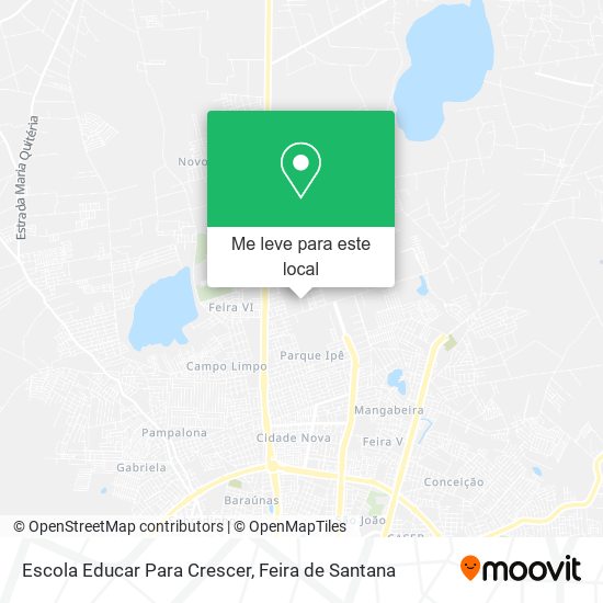 Escola Educar Para Crescer mapa